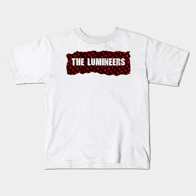 The Lumineers Ripped Flannel Kids T-Shirt by BAUREKSO